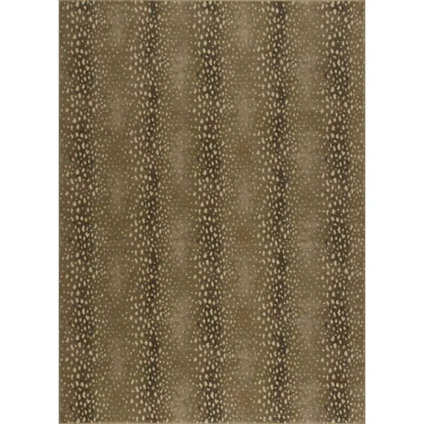 Stark Deerfield Animal Print Sand Area Rug & Reviews Perigold